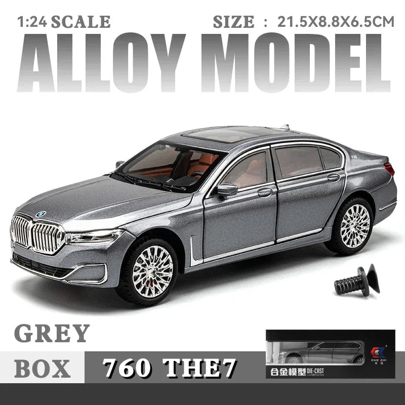 Diecast Model Car BMW 760Li Alloy Construction For Collectors - ToylandEU