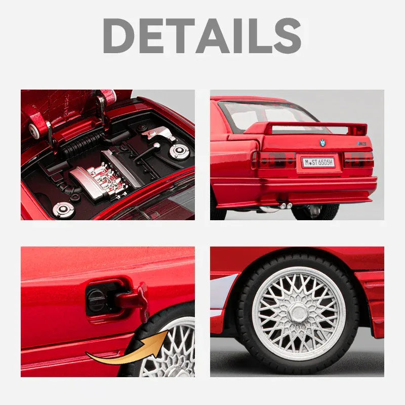 Diecast Model Car Coca Cola BMW M3 Sound And Light For Boys - ToylandEU