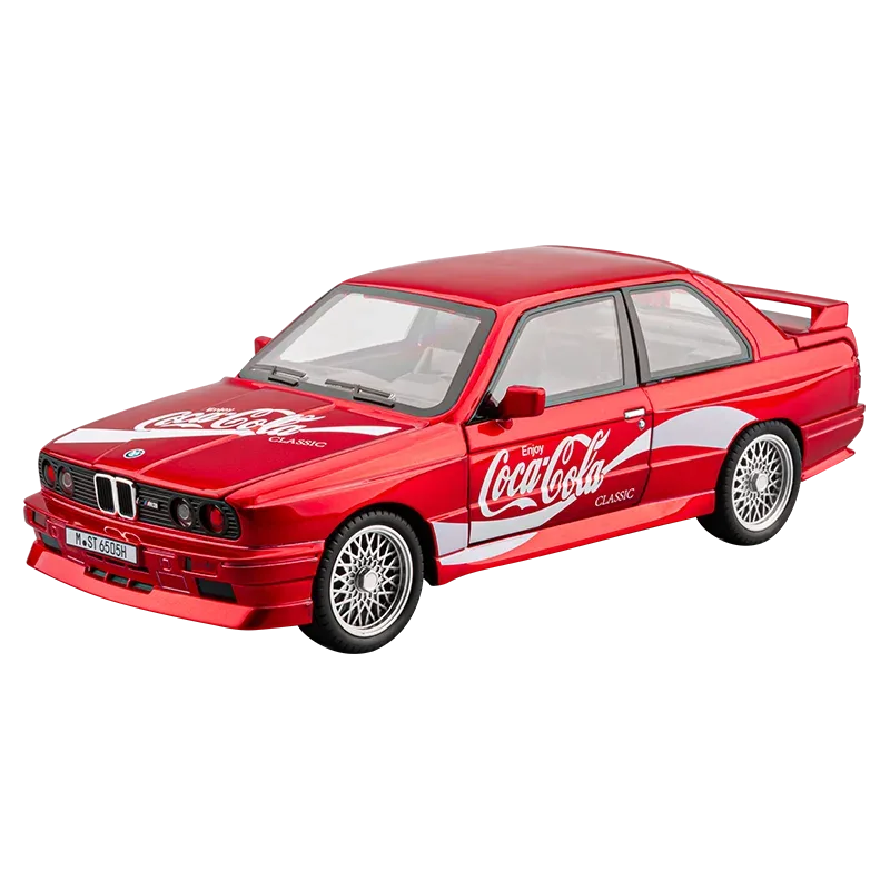 Diecast Model Car Coca Cola BMW M3 Sound And Light For Boys - ToylandEU