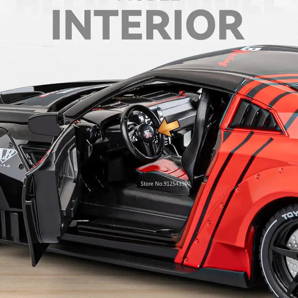  1to24 Diecast GTR R34 Race Car With Sound And Lights -  ToylandEU™