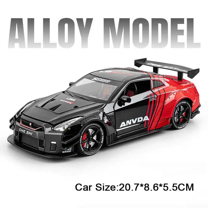  1to24 Diecast GTR R34 Race Car With Sound And Lights -  ToylandEU™