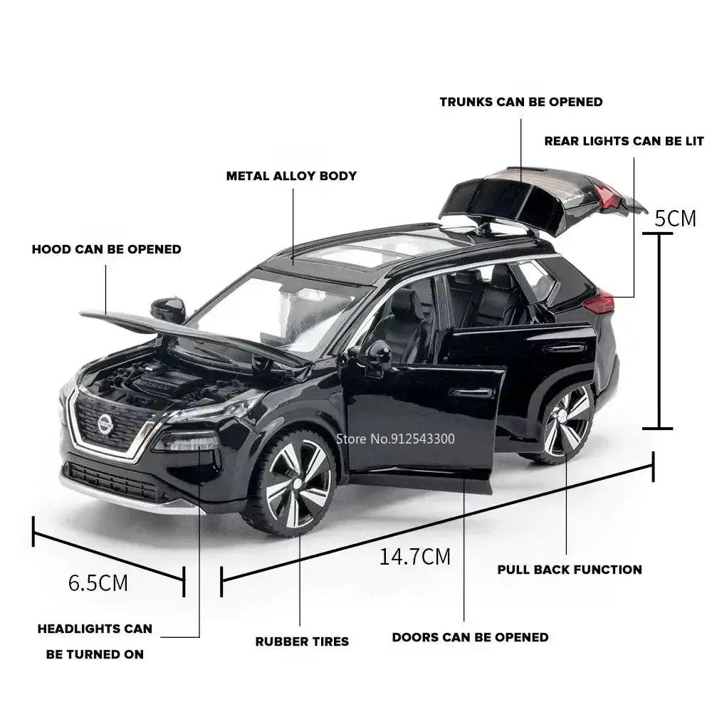  Diecast X Trail Pull Back Car With Sound Lights Toy -  ToylandEU™