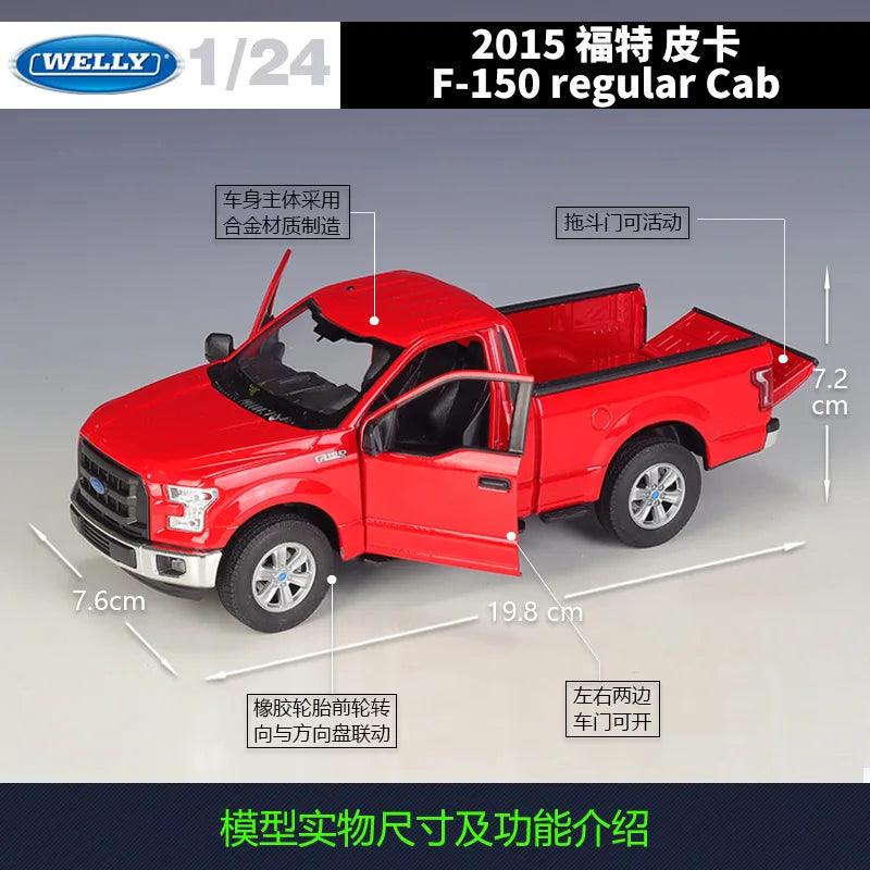  Diecast Model Car | Ford F-150 2015 1:24 | Toylandeu™ 