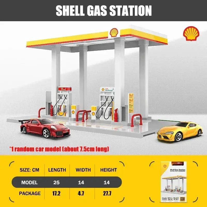  Diecast Model Car Gas Station Theme Kit -   -  ToylandEU™