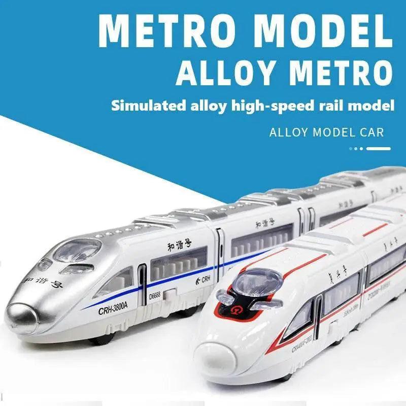  High-Speed Pull Back Metro Train Model - Fun Diecast Toy for Kids -  ToylandEU™