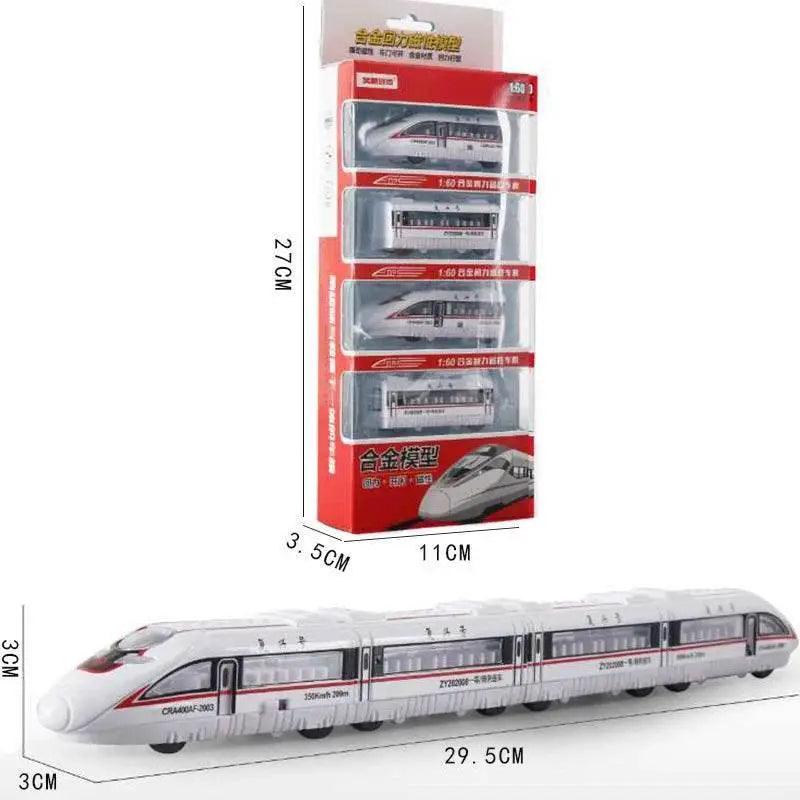  High-Speed Pull Back Metro Train Model - Fun Diecast Toy for Kids -  ToylandEU™