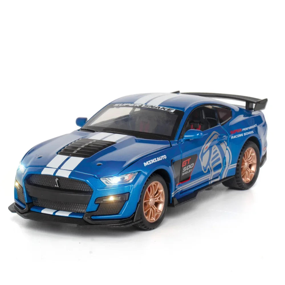 Diecast Model Car Mustang Viper GT500 Alloy 1 To 32 Scale For Collectors - ToylandEU