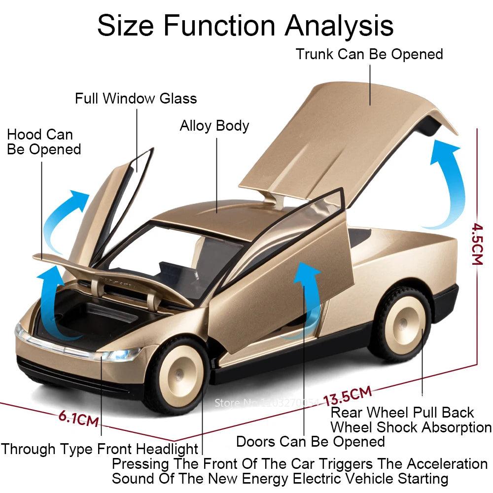 Diecast Model Car | Opening Doors & Lights | Toylandeu™