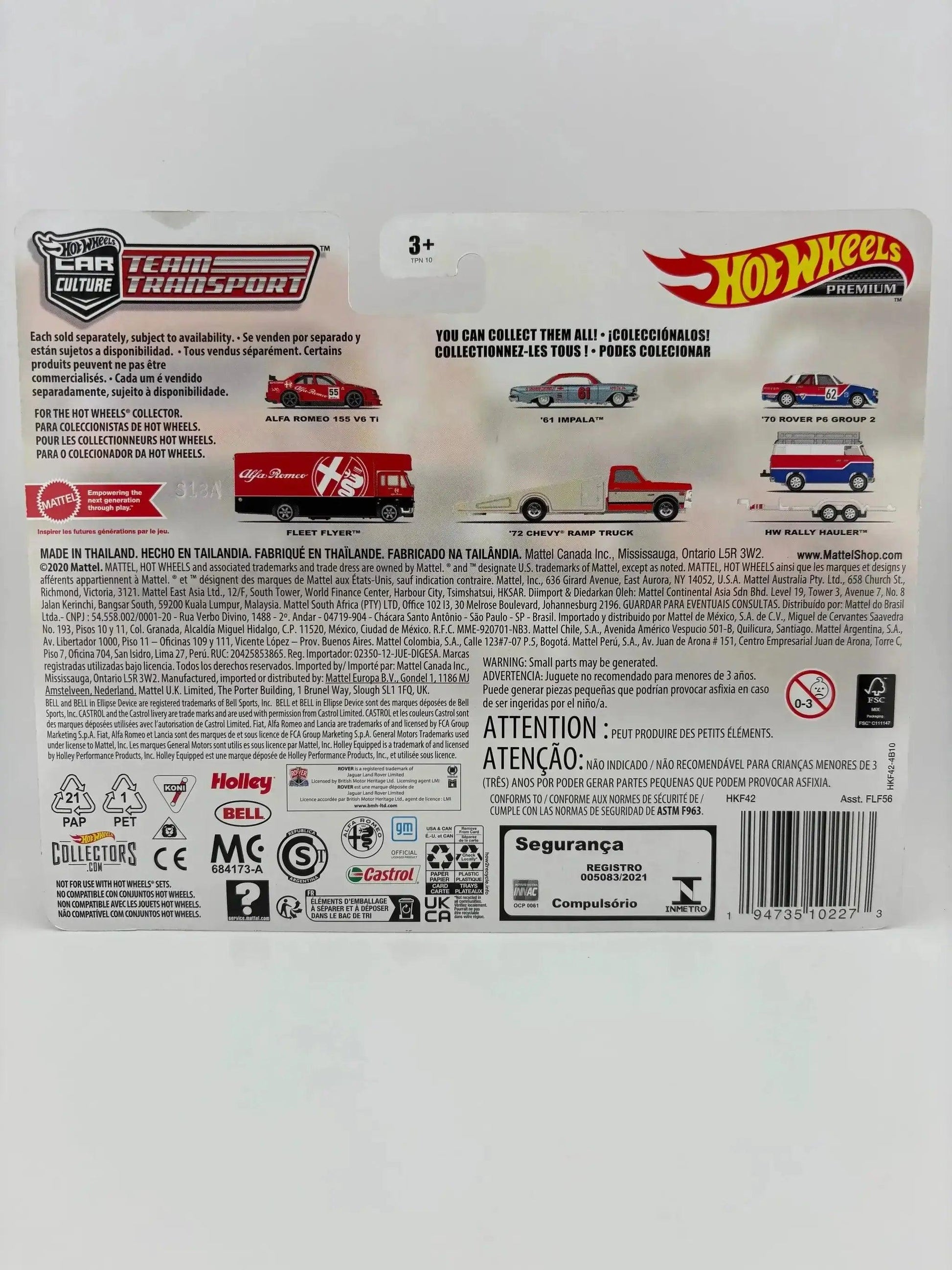  Hot Wheels Premium Alfa Romeo 155 V6 TI Team Transport -  ToylandEU™