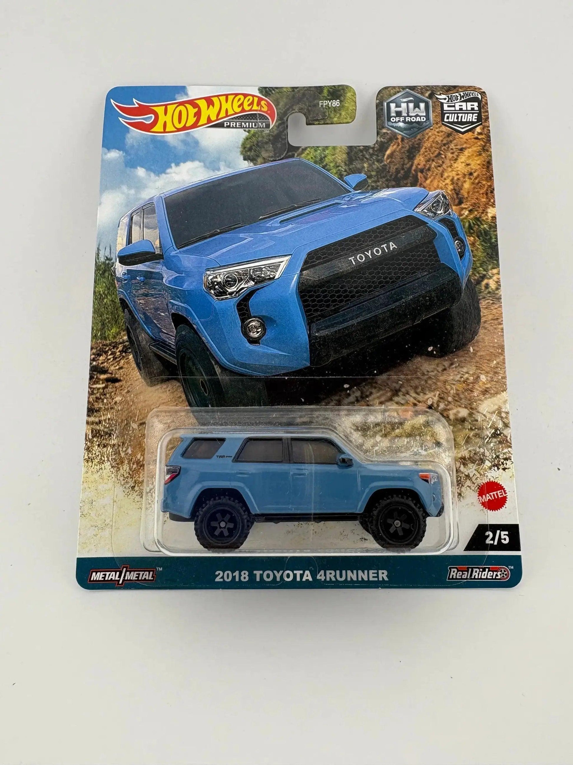  Hot Wheels Premium Toyota 4Runner Real Riders Rubber Tires -  ToylandEU™