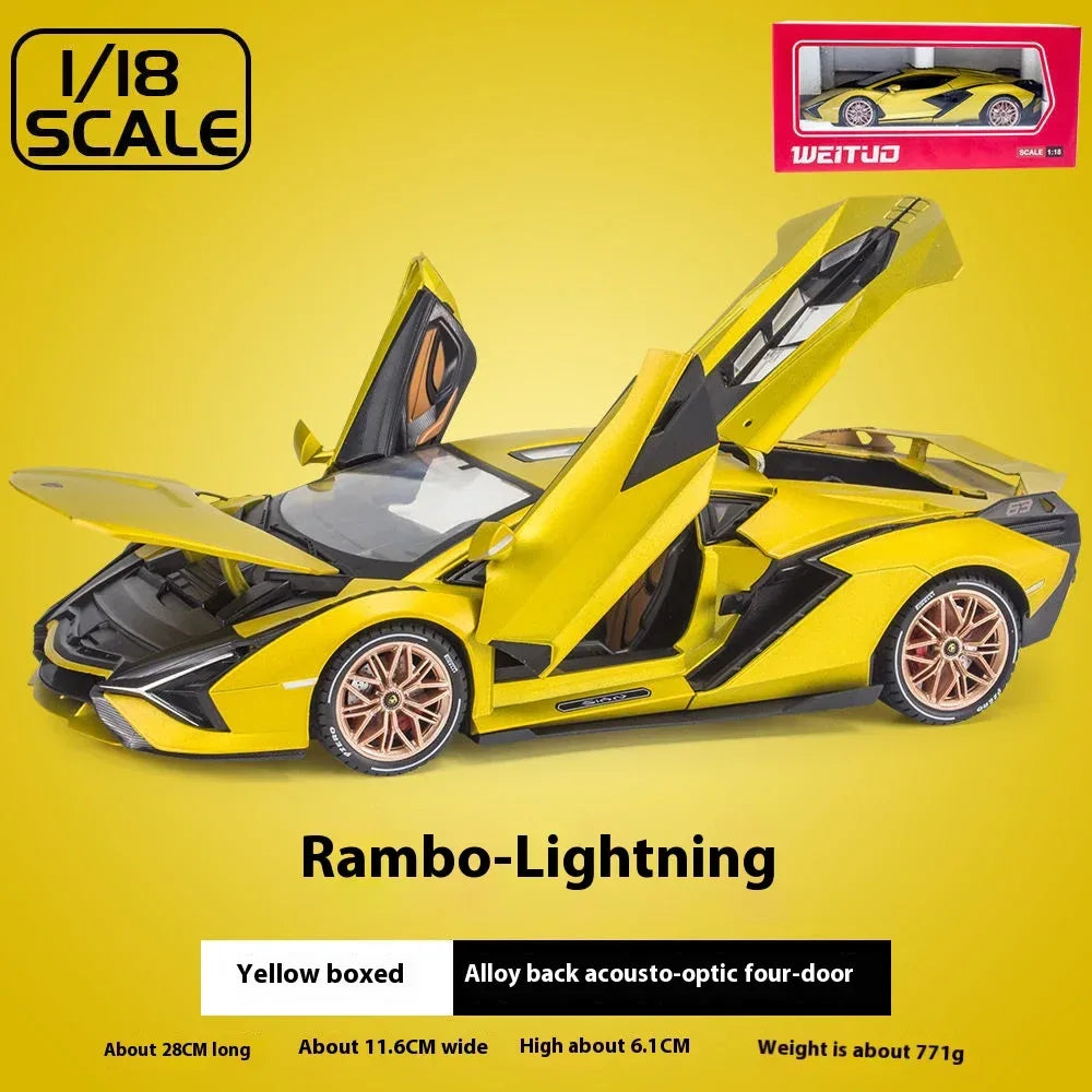 Diecast Model One Eighteen Sian FKP37 With Sound and Light for Collector - ToylandEU