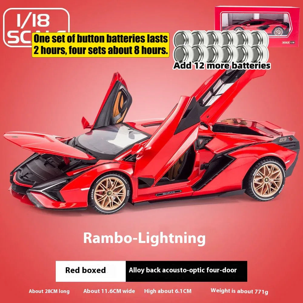 Diecast Model One Eighteen Sian FKP37 With Sound and Light for Collector - ToylandEU