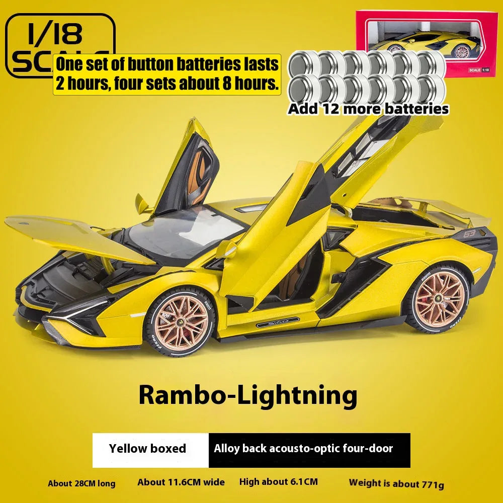 Diecast Model One Eighteen Sian FKP37 With Sound and Light for Collector - ToylandEU