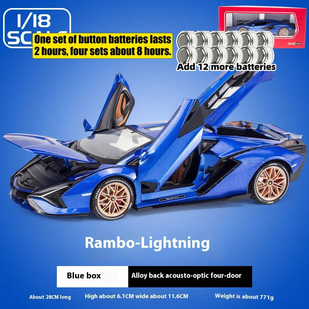 Diecast Model One Eighteen Sian FKP37 With Sound and Light for Collector - ToylandEU