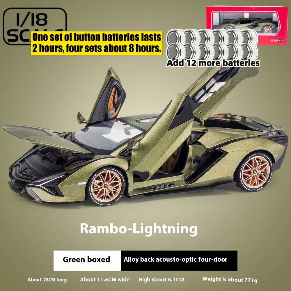 Diecast Model One Eighteen Sian FKP37 With Sound and Light for Collector - ToylandEU