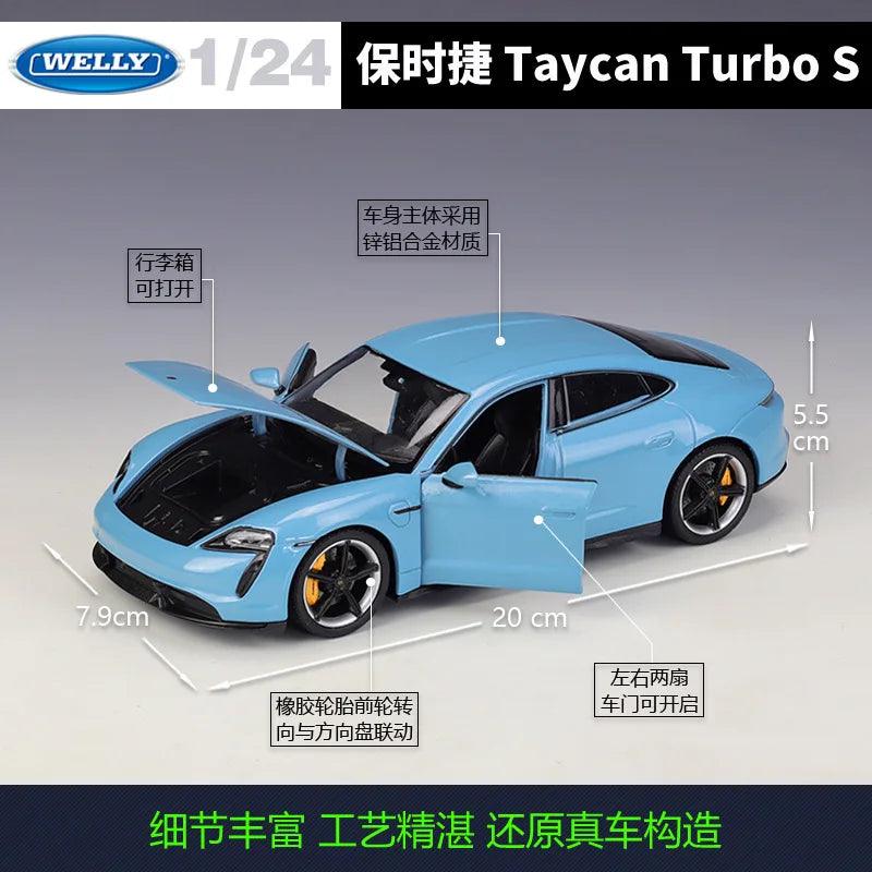  Diecast Model | Porsche Taycan Turbo S | Toylandeu™ 