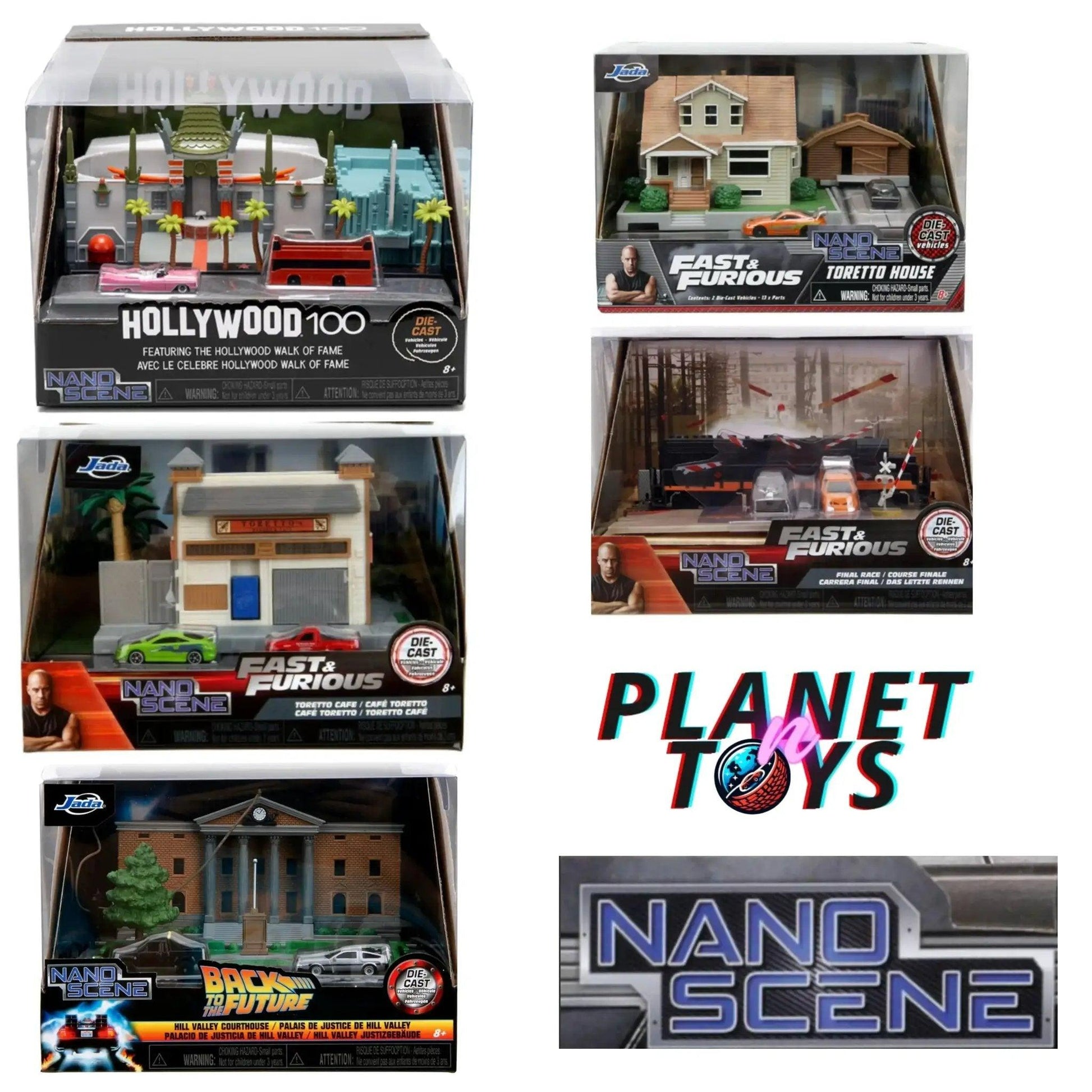  Set Nano Scene Jada Toys(Assorted) (1:87 scale ) -  ToylandEU™