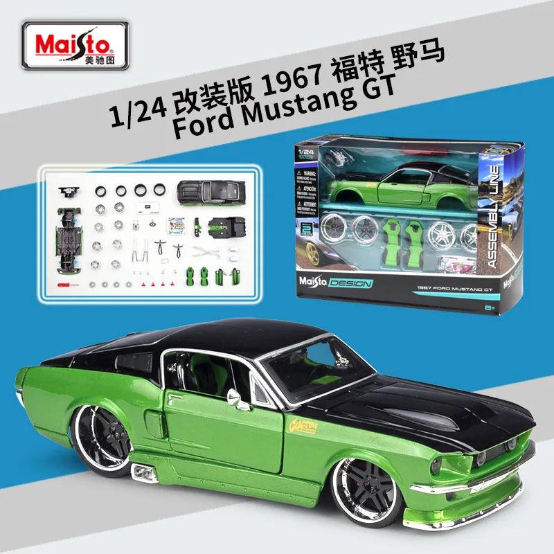  Diecast Mustang GT 1:24 | Ford 1967/2015 | Toylandeu™ 