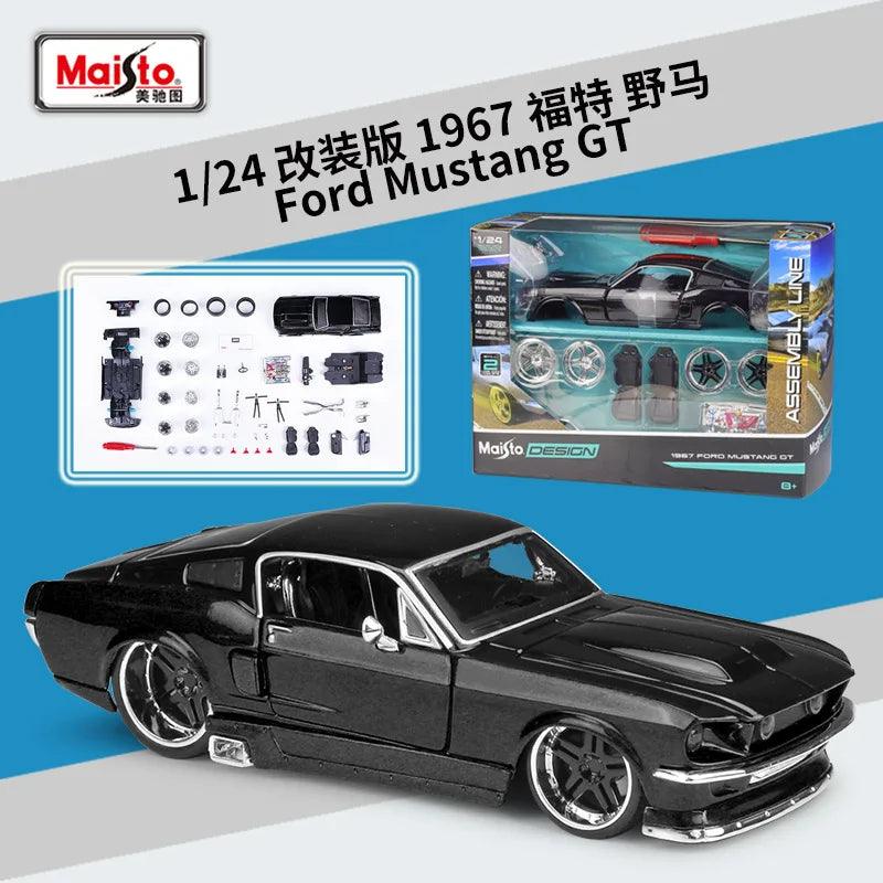  Diecast Mustang GT 1:24 | Ford 1967/2015 | Toylandeu™ 