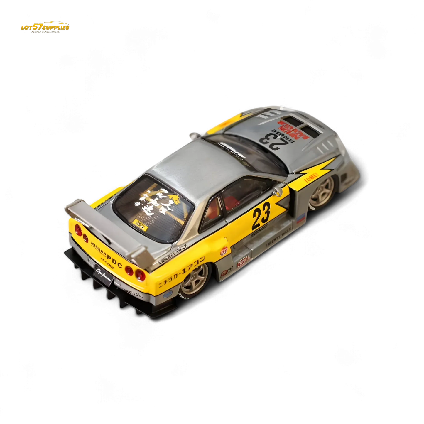 Diecast Nissan ER34 LBWK Varnish Edition 64 Scale - ToylandEU