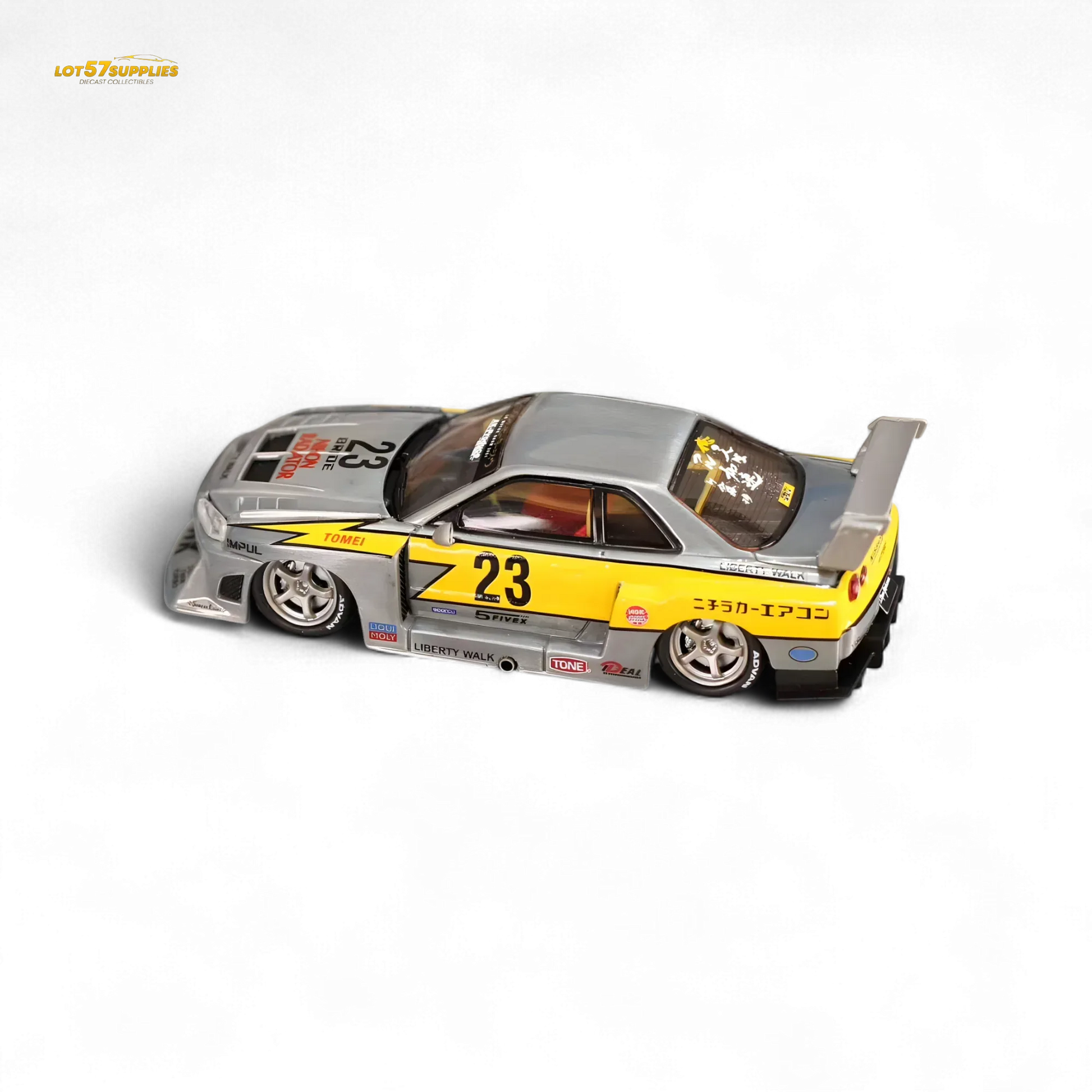 Diecast Nissan ER34 LBWK Varnish Edition 64 Scale - ToylandEU