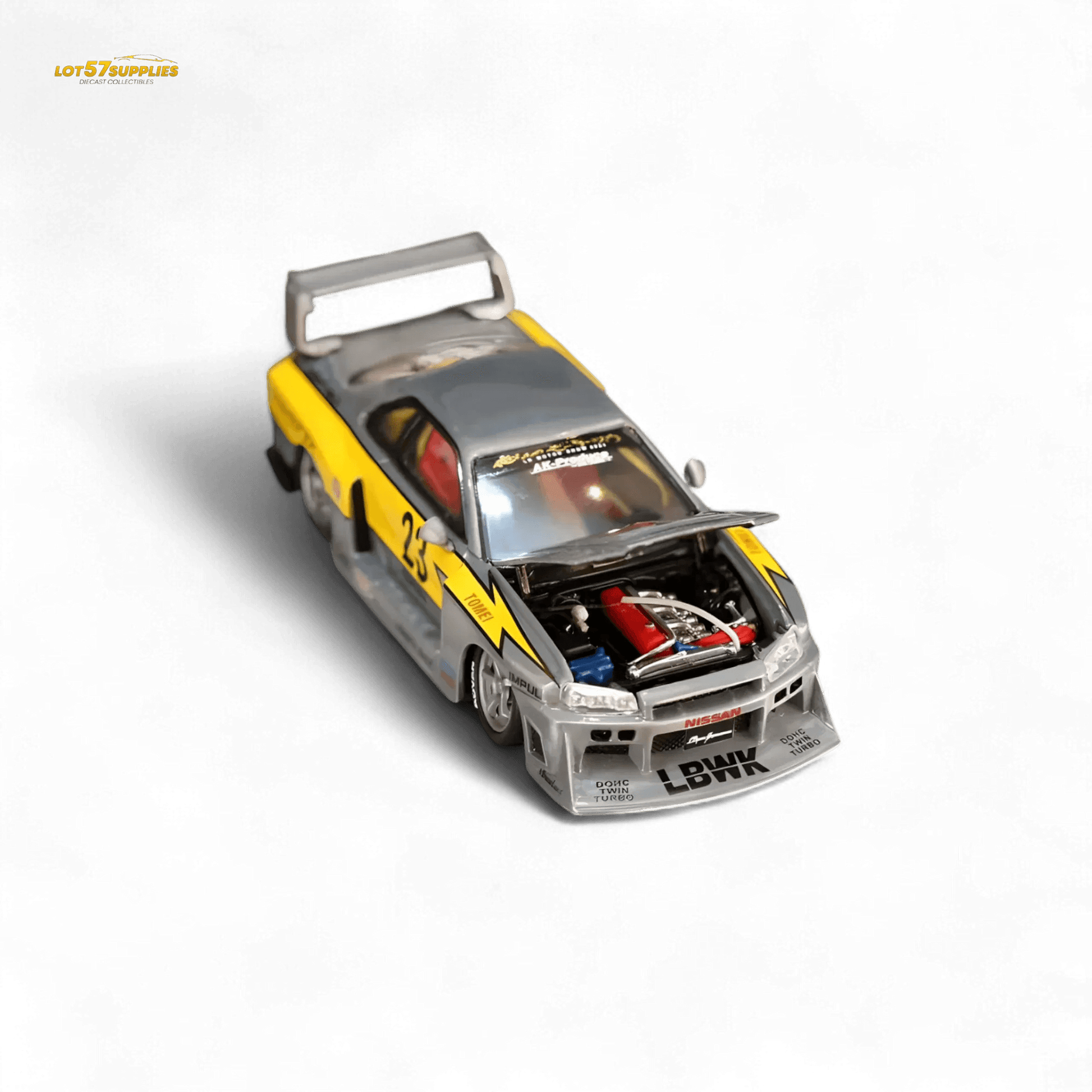 Diecast Nissan ER34 LBWK Varnish Edition 64 Scale - ToylandEU