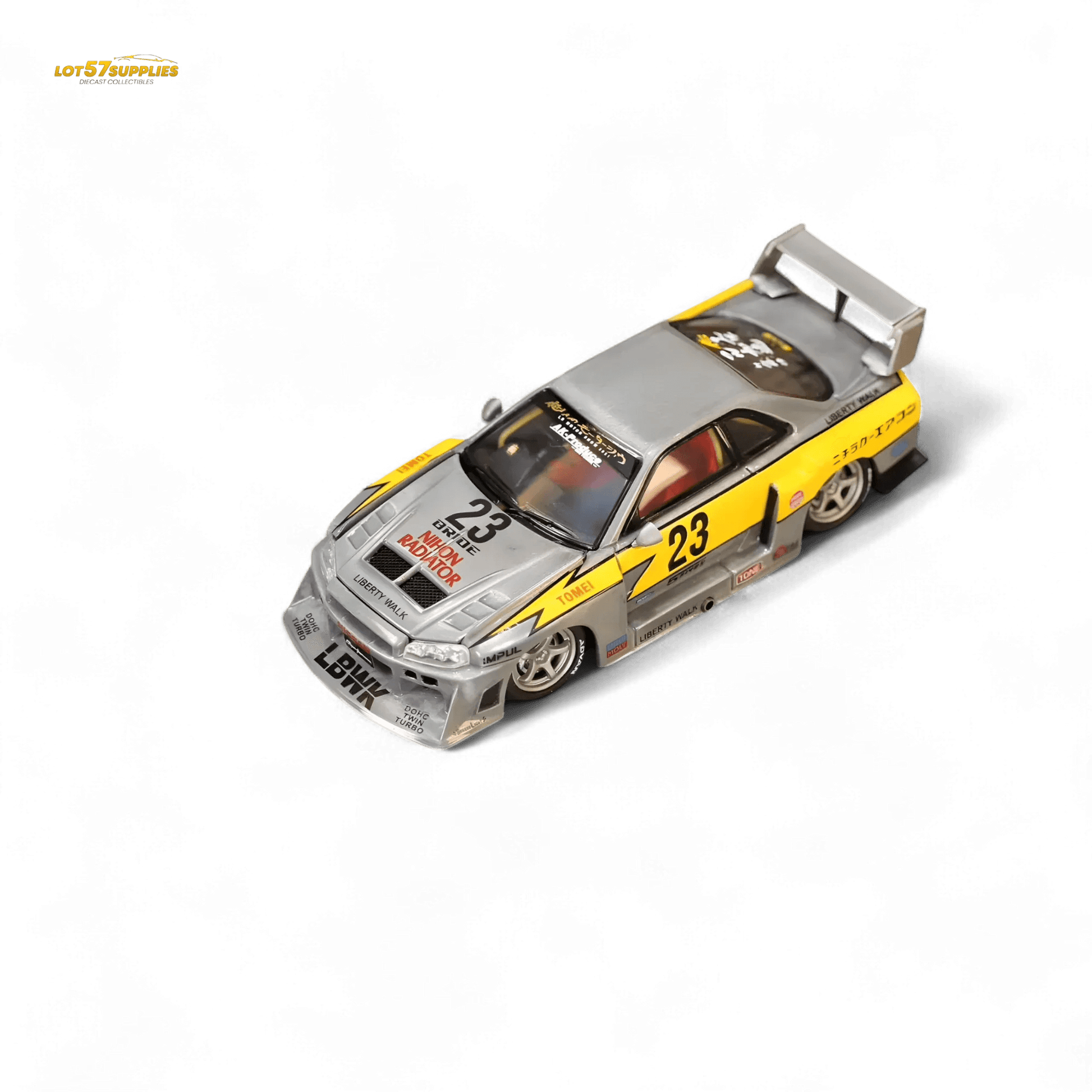 Diecast Nissan ER34 LBWK Varnish Edition 64 Scale - ToylandEU