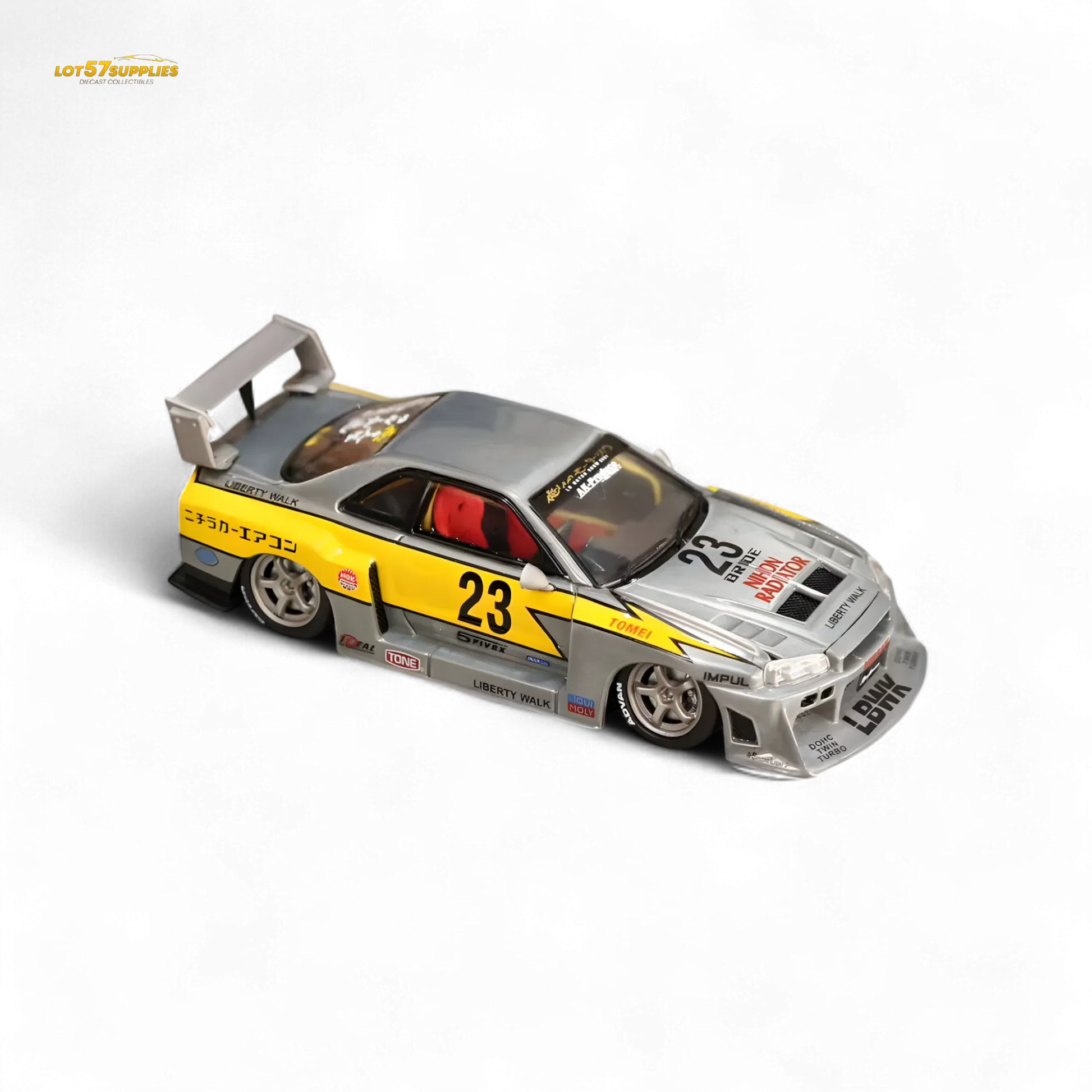 Diecast Nissan ER34 LBWK Varnish Edition 64 Scale - ToylandEU