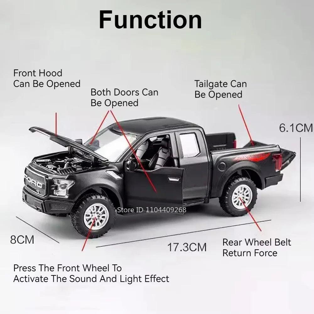 Diecast Pickup Truck | Sound & Light | Toylandeu™