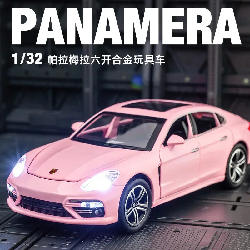 Diecast Porsche Panamera Model Sound and Light for Collectors - ToylandEU