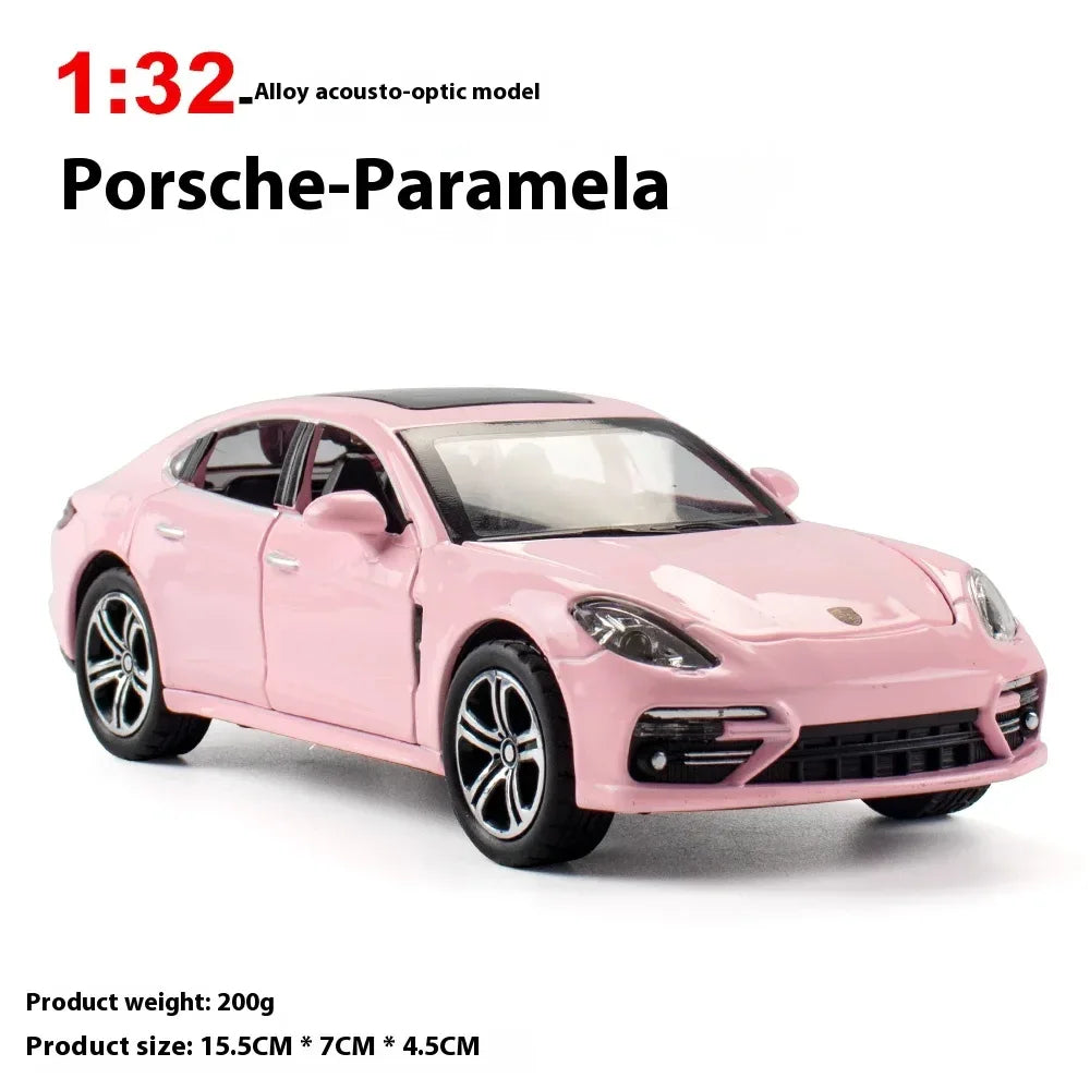 Diecast Porsche Panamera Model Sound and Light for Collectors - ToylandEU