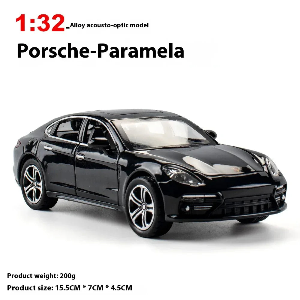Diecast Porsche Panamera Model Sound and Light for Collectors - ToylandEU