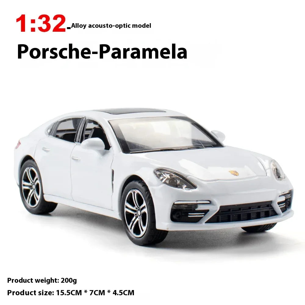 Diecast Porsche Panamera Model Sound and Light for Collectors - ToylandEU