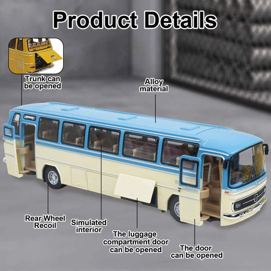 Diecast Power Bus | 1:24 Sound & Light Effects | Toylandeu™