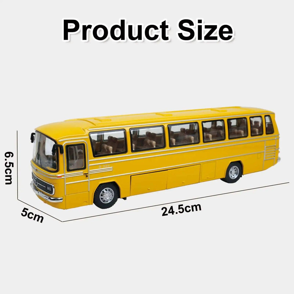 Diecast Power Bus | 1:24 Sound & Light Effects | Toylandeu™