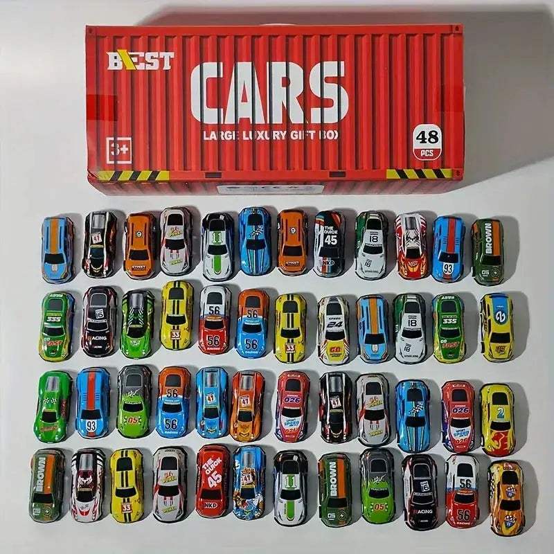 Diecast Racing Car Set Collector Edition With Track And Garage - ToylandEU