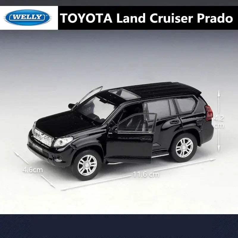 Diecast Toyota Land Cruiser Prado Alloy Collector Car Model - ToylandEU