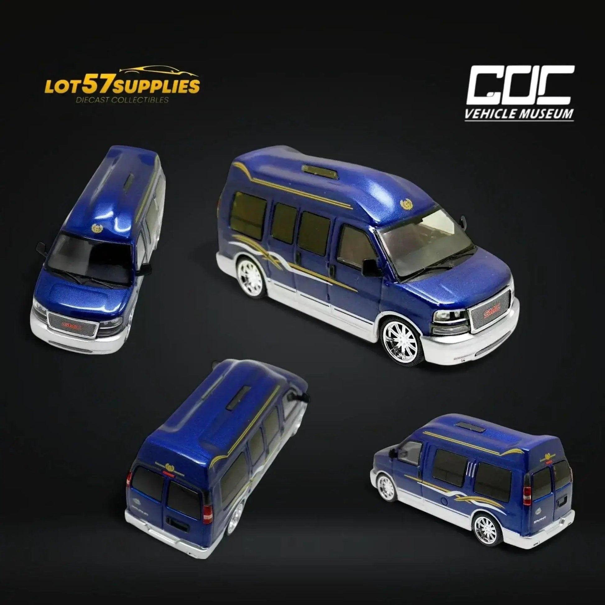  GOC GMC Savana Blue Silver Edition 1:64 -  ToylandEU™