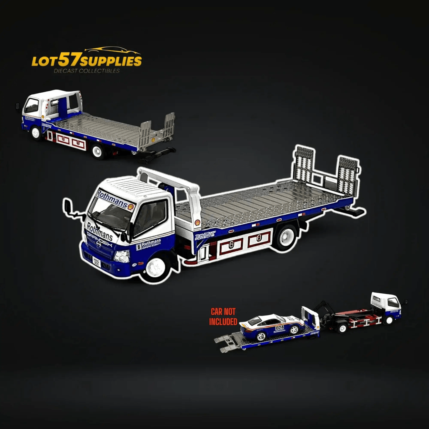 Unique Model Hino 300 Dutro Trailer Rothmans Livery 1:64 -  ToylandEU™