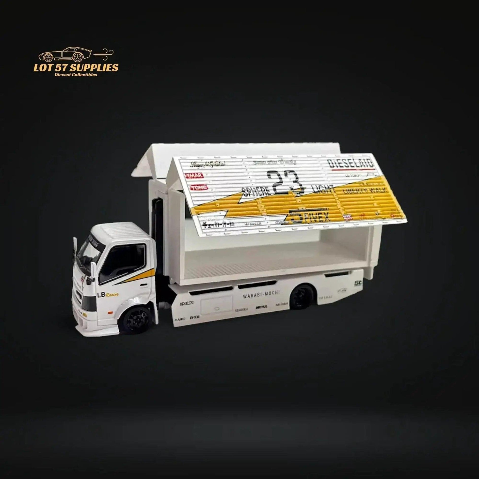  MicroTurbo Hino 300 LBWK Silhouette Lighting #23 1:64 -  ToylandEU™