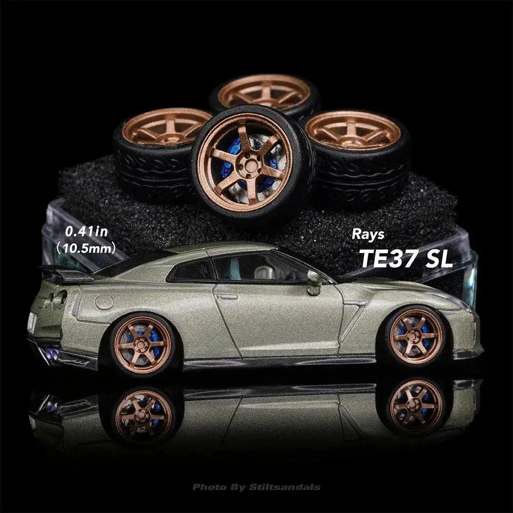  Diecast Wheels 1 64 Scale Premium Rubber Tires MiniGT -  ToylandEU™