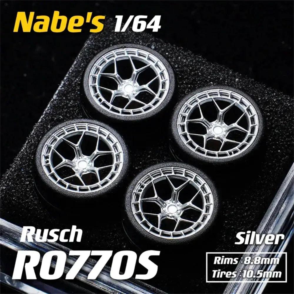  Diecast Wheels 1 64 Scale Premium Rubber Tires MiniGT -  ToylandEU™