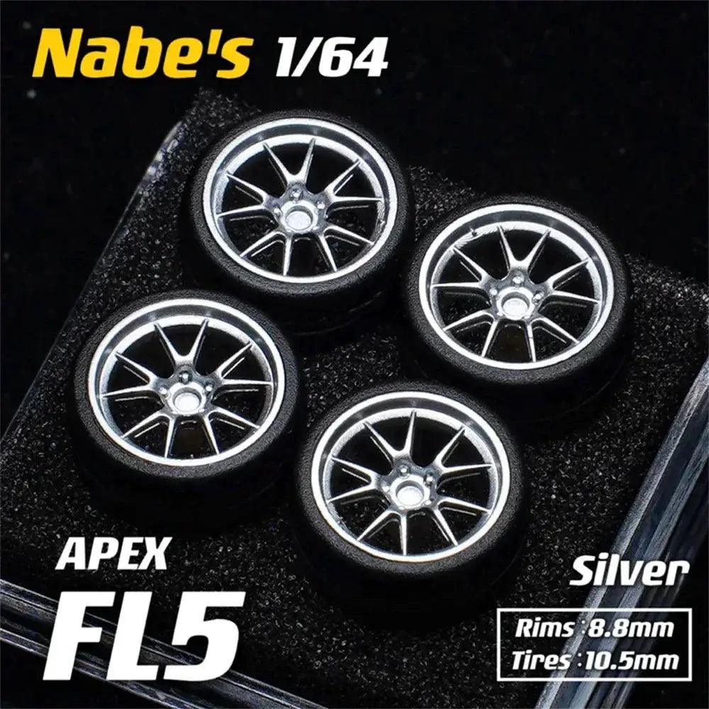  Diecast Wheels 1 64 Scale Premium Rubber Tires MiniGT -  ToylandEU™