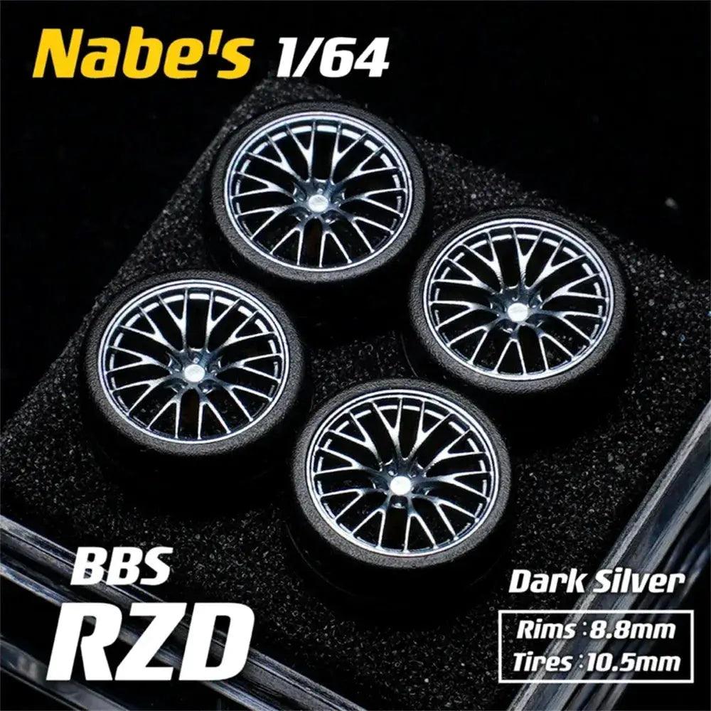 Diecast Wheels 1 64 Scale Premium Rubber Tires MiniGT -  ToylandEU™