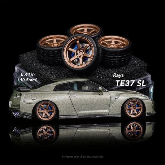 Diecast Wheels 1 64 Scale With Premium Rubber Tires MiniGT - ToylandEU