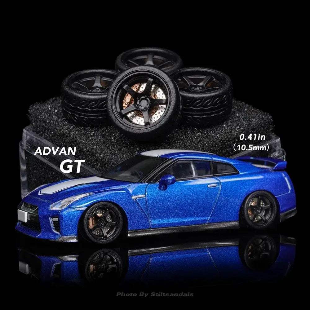 Diecast Wheels 1 64 Scale With Premium Rubber Tires MiniGT - ToylandEU