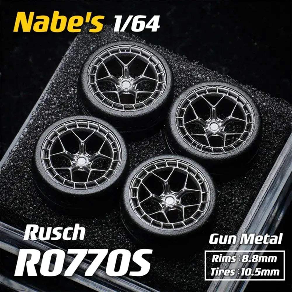 Diecast Wheels 1 64 Scale With Premium Rubber Tires MiniGT - ToylandEU