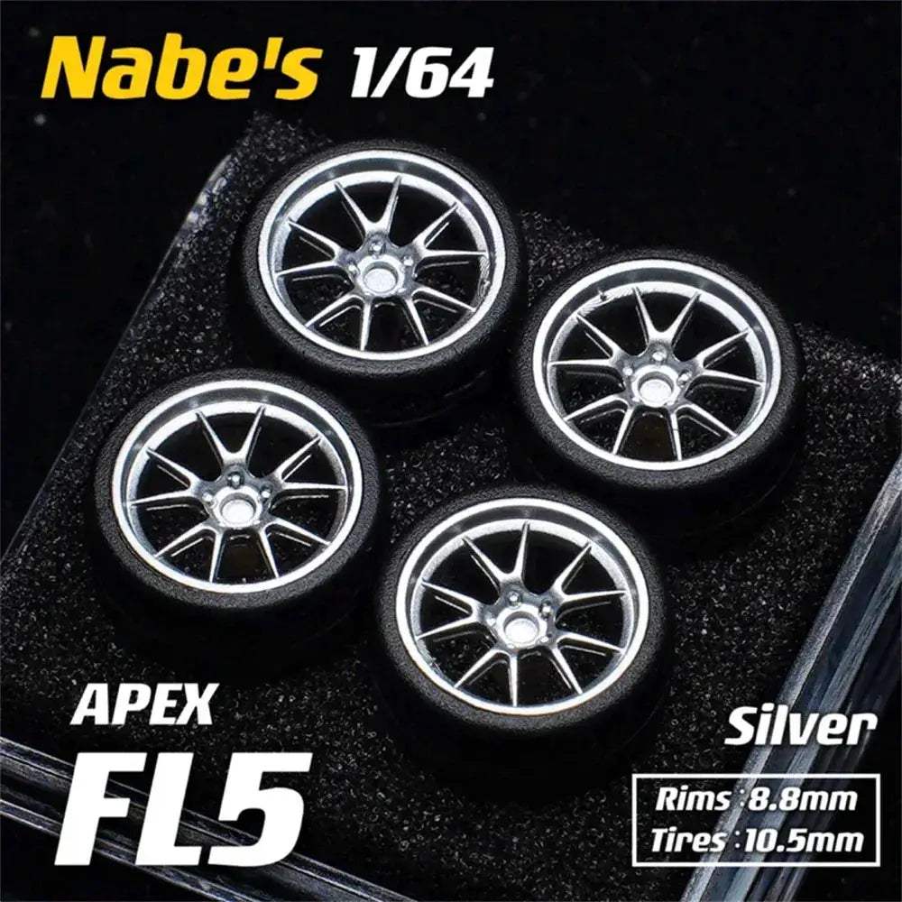 Diecast Wheels 1 64 Scale With Premium Rubber Tires MiniGT - ToylandEU