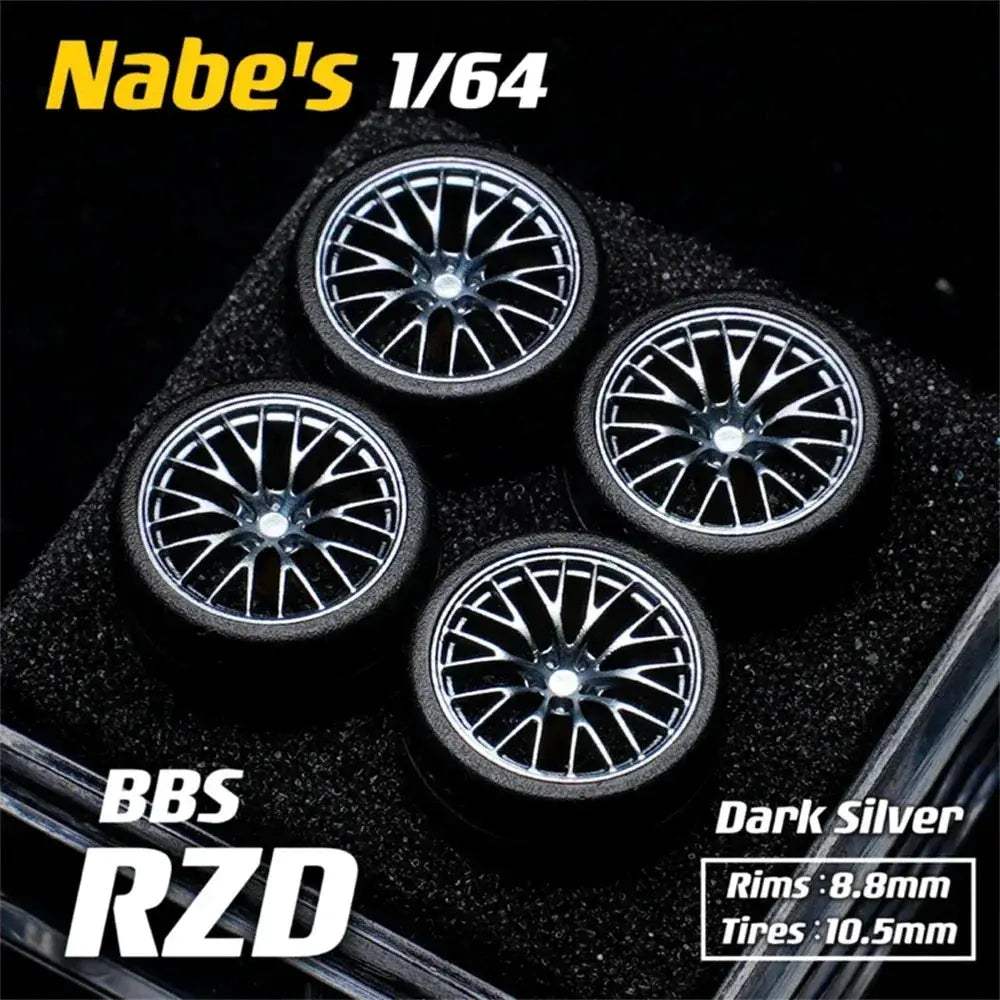 Diecast Wheels 1 64 Scale With Premium Rubber Tires MiniGT - ToylandEU