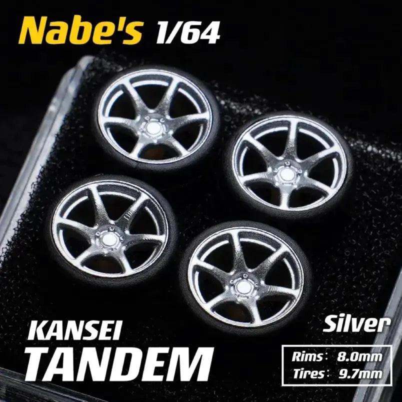  Diecast Wheels Rubber Tires Metal For 1 64 Cars JDM -  ToylandEU™
